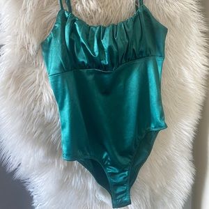 PRINCESS POLLY BODYSUIT TEAL SIZE M (EURO SIZE 10)